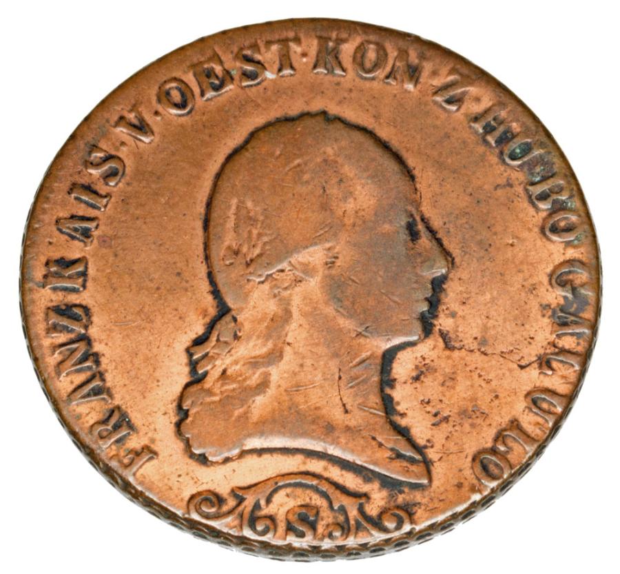 3 krajcary 1812 Franciszek II Habsburg Austria Smolnik