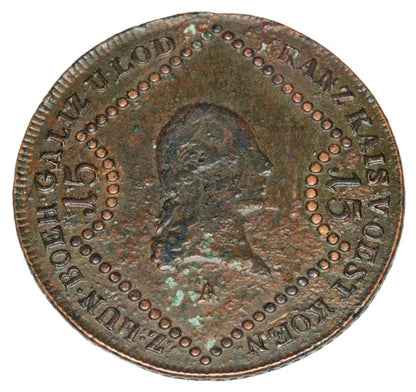 15 krajcarуw 1807 Franciszek II Habsburg Austria Wieden