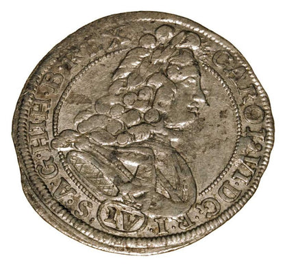 6 krajcarуw 1713 Karol VI Habsburg Slask Wroclaw