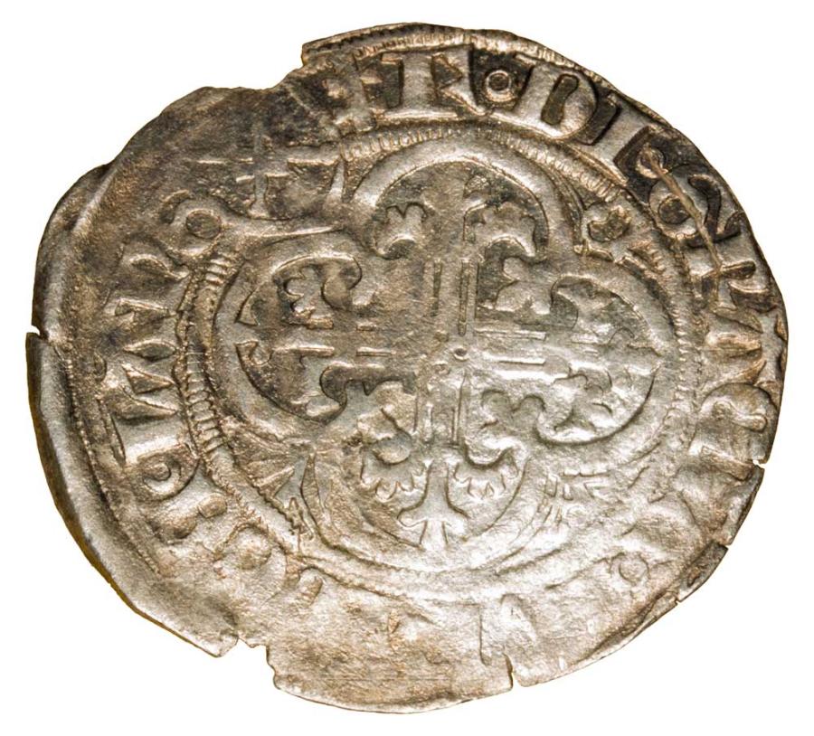 Grosz misnienski 1456-1464 Fryderyk II Lagodny Niemcy Misnia Colditz