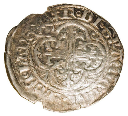 Grosz misnienski 1456-1464 Fryderyk II Lagodny Niemcy Misnia Colditz