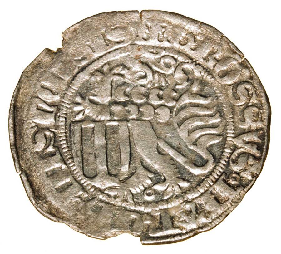 Grosz misnienski 1456-1464 Fryderyk II Lagodny Niemcy Misnia Colditz