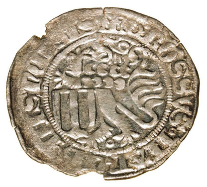 Grosz misnienski 1456-1464 Fryderyk II Lagodny Niemcy Misnia Colditz
