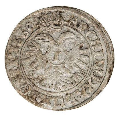 1 krajcar 1660 Leopold I Habsburg Slask Wroclaw