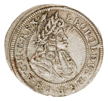 1 krajcar 1699 Leopold I Habsburg Slask Opole