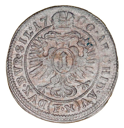 1 krajcar 1700 Leopold I Habsburg Slask Opole