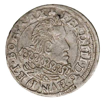 1 krajcar 1628 Ferdynand III Habsburg Slask Klodzko