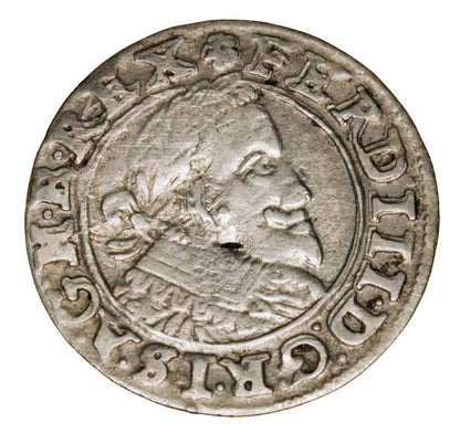 1 krajcar 1637 Ferdynand III Habsburg Slask Wroclaw