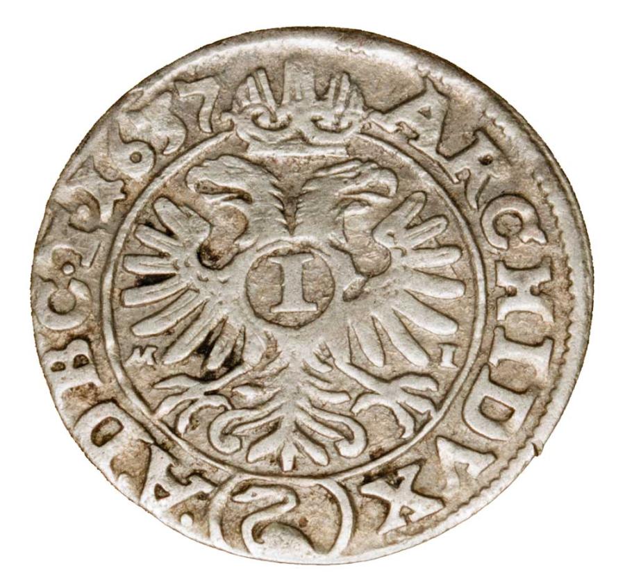 1 krajcar 1637 Ferdynand III Habsburg Slask Wroclaw