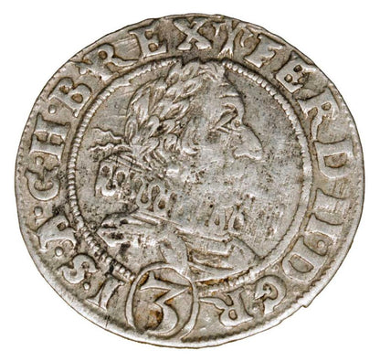 3 krajcary 1628 Ferdynand II Habsburg Slask Wroclaw