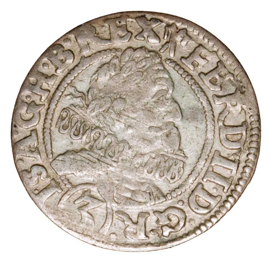3 krajcary 1629 Ferdynand II Habsburg Slask Wroclaw
