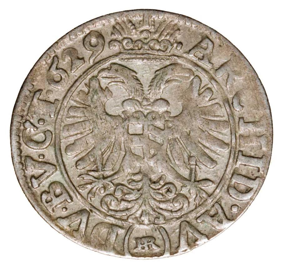 3 krajcary 1629 Ferdynand II Habsburg Slask Wroclaw