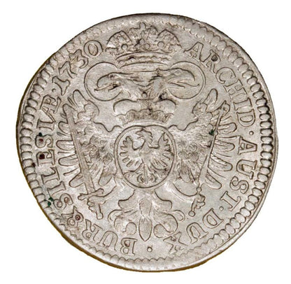 3 krajcary 1730 Karol VI Habsburg Slask Wroclaw