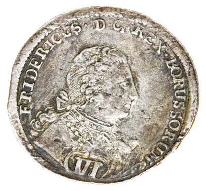 6 krajcarуw 1746 Fryderyk II Wielki Slask Wroclaw
