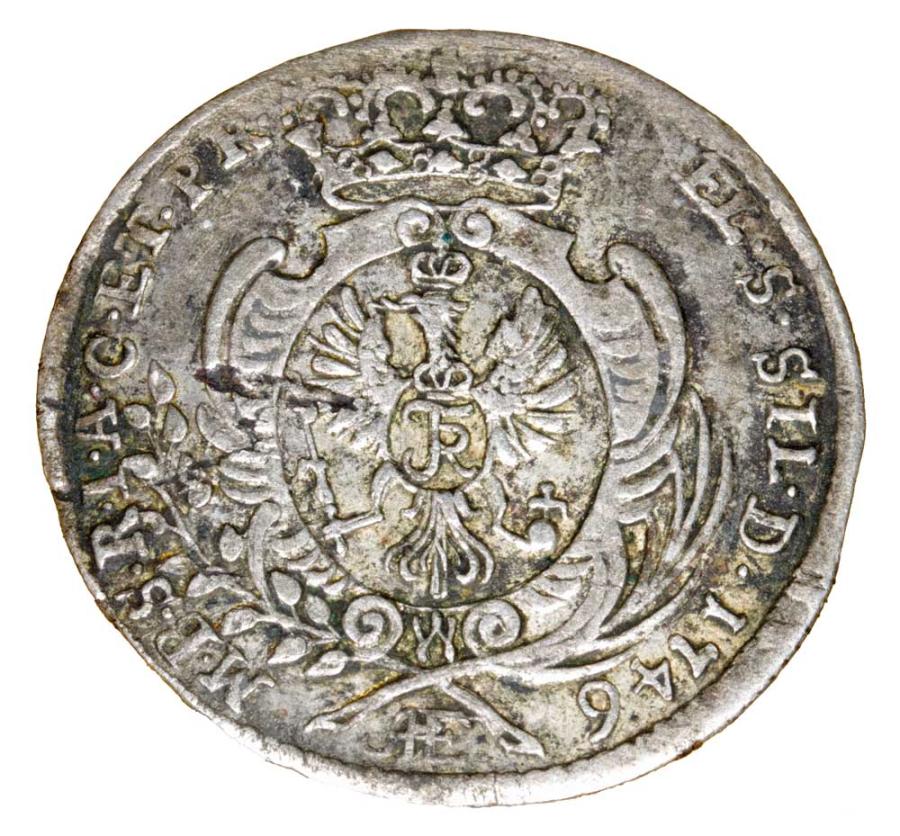 6 krajcarуw 1746 Fryderyk II Wielki Slask Wroclaw