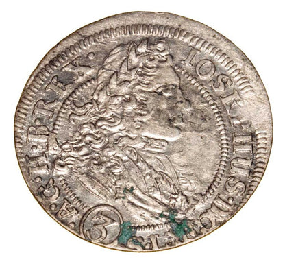 3 krajcary 1706 Jуzef I Habsburg Slask Wroclaw