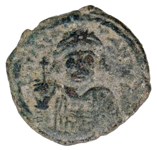 1/2 follis 578-582 Tyberiusz II Konstantyn Bizancjum Konstantynopol