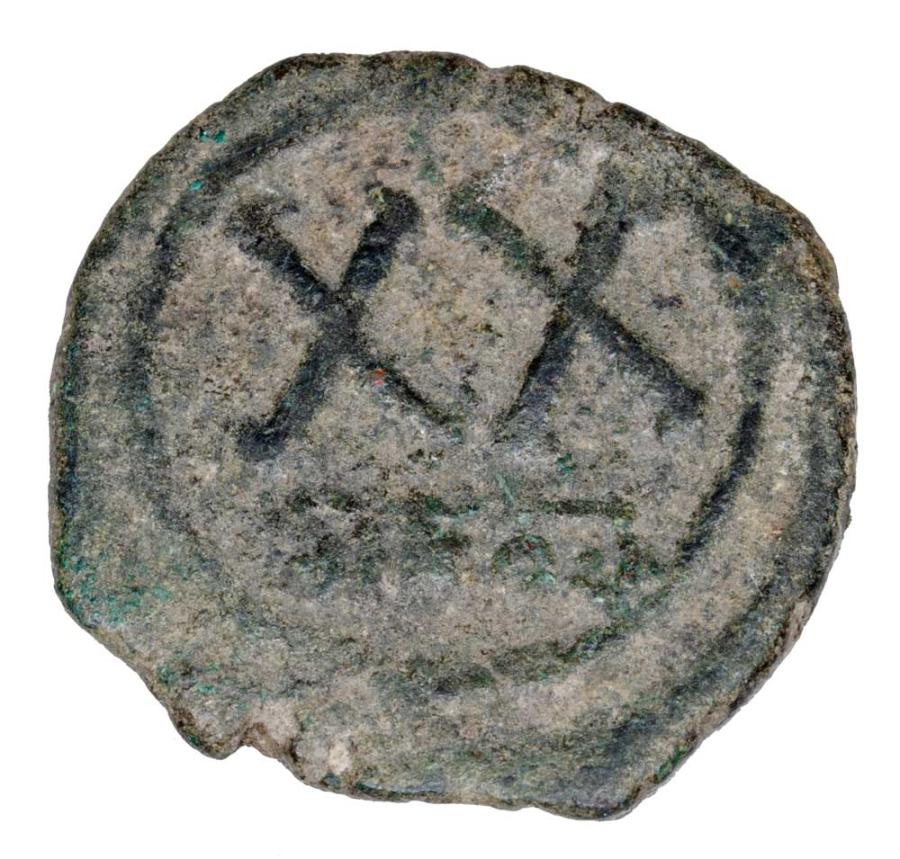 1/2 follis 578-582 Tyberiusz II Konstantyn Bizancjum Konstantynopol
