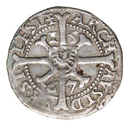 1 krajcar 1567 Maksymilian II Habsburg Wroclaw