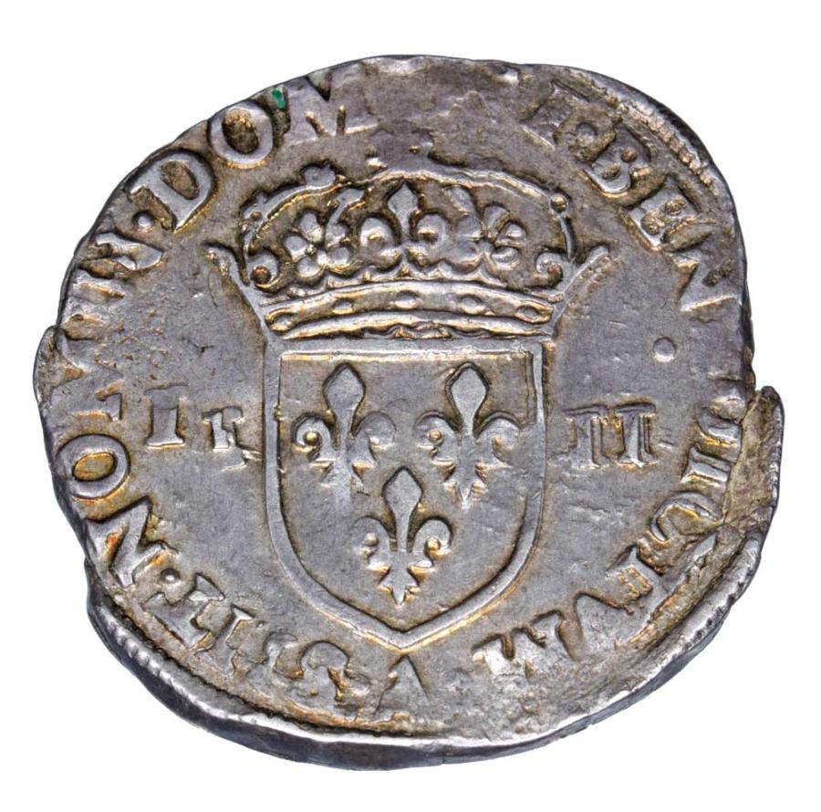 1/4 ecu 1590 Karol X Francja Paryz A