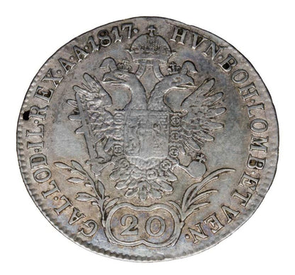 20 koron 1817 Franciszek II Habsburg Austria Wieden A