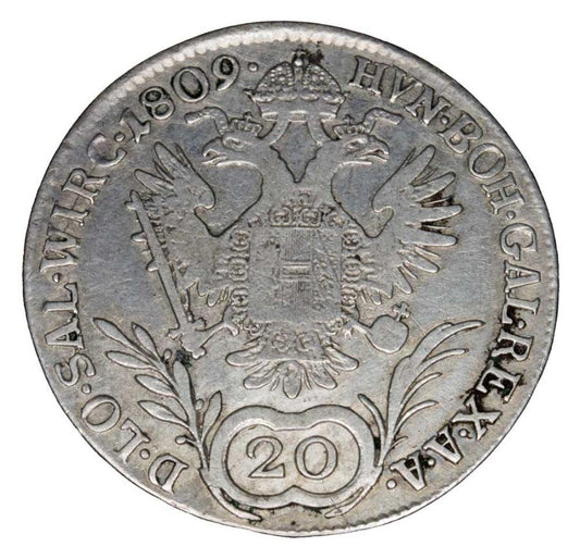 20 koron 1809 Franciszek II Habsburg Austria Wieden A