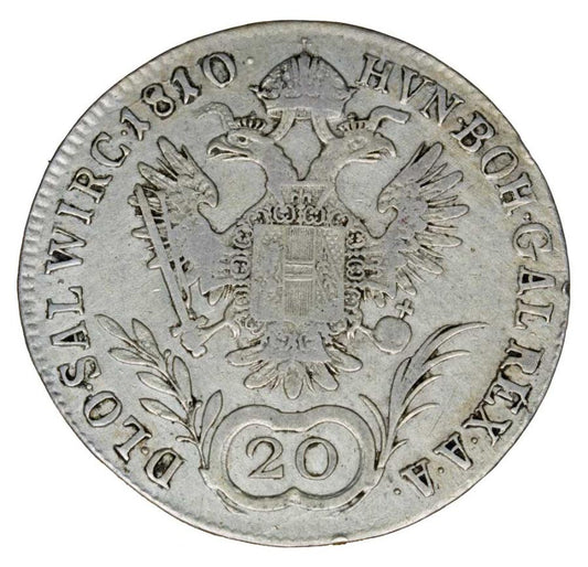20 koron 1810 Franciszek II Habsburg Austria Wieden A