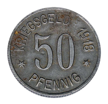 50 fenigуw 1918 Glogуwek Ober Glogau