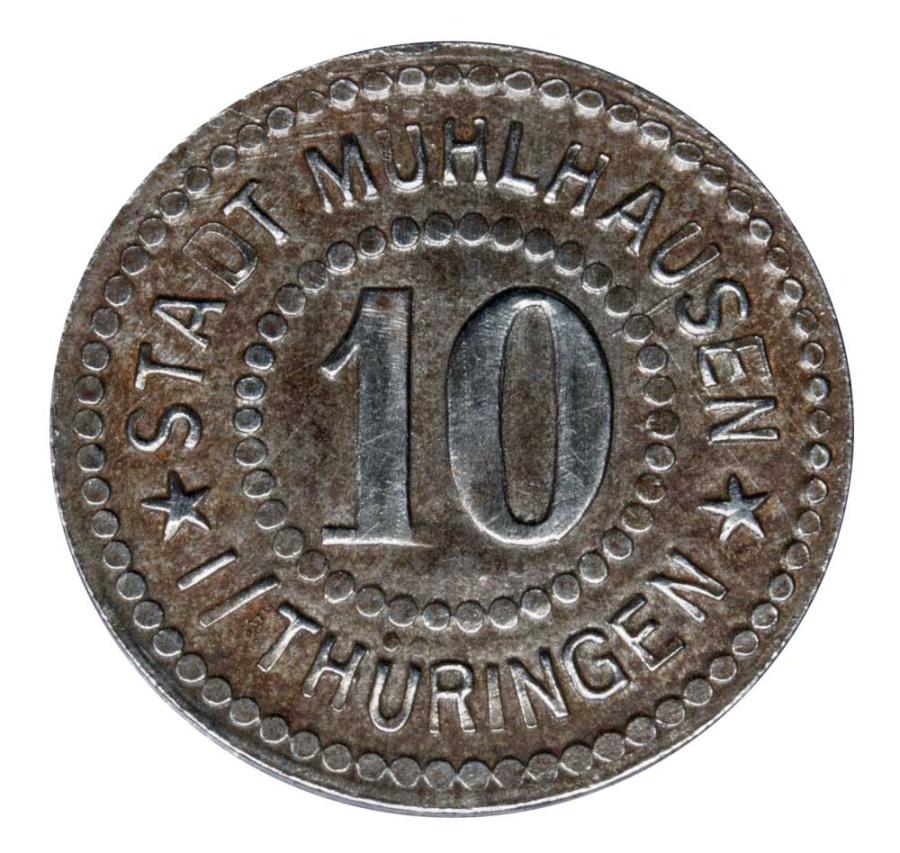 10 fenigуw 1917 Niemcy Turyngia Muhlhausen