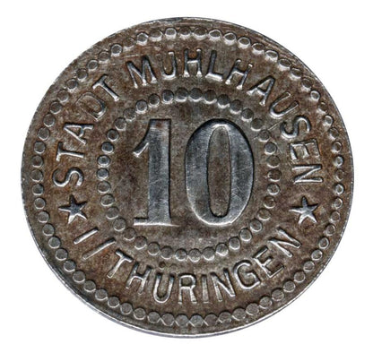 10 fenigуw 1917 Niemcy Turyngia Muhlhausen