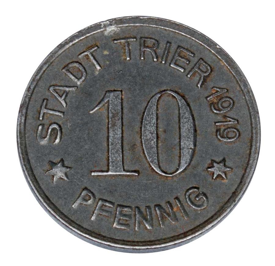 10 fenigуw 1919 Niemcy Trier