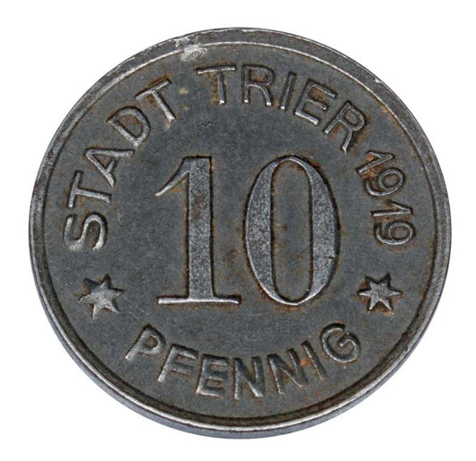 10 fenigуw 1919 Niemcy Trier