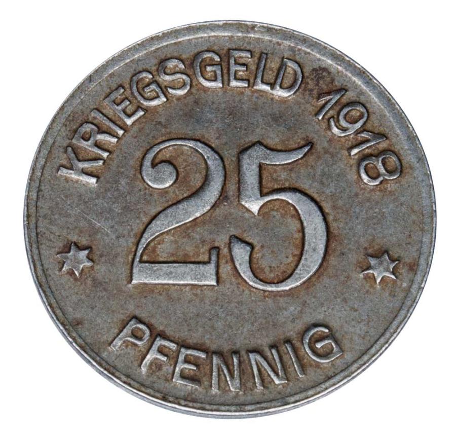 25 fenigуw 1918 Niemcy Coblenz
