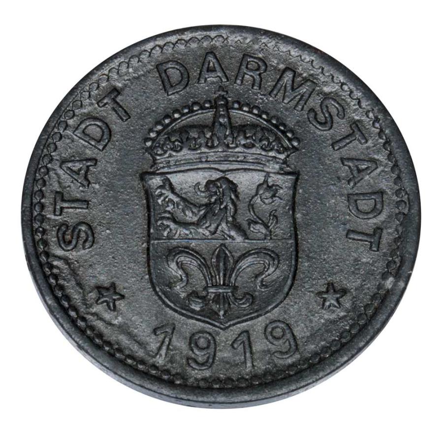 10 fenigуw 1919 Niemcy Darmstadt
