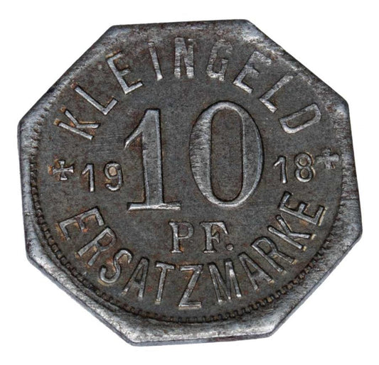 10 fenigуw 1918 Niemcy Hall