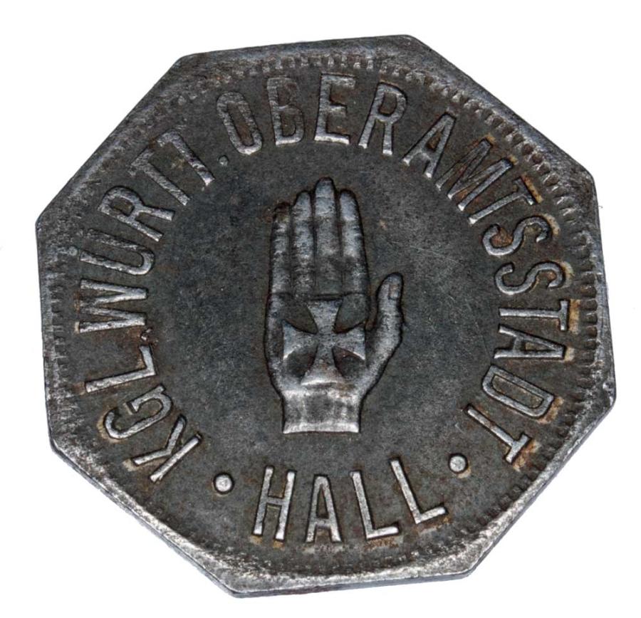 10 fenigуw 1918 Niemcy Hall