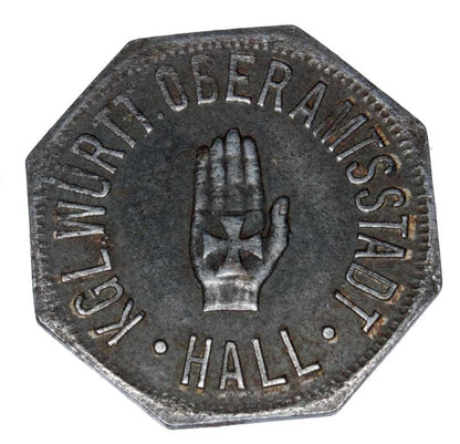 10 fenigуw 1918 Niemcy Hall