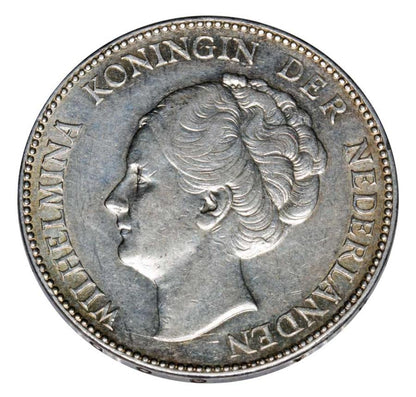 1 gulden 1931 Wilhelmina Oranska-Nassau Holandia Utrecht
