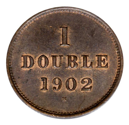 1 double 1902 Wielka Brytania Guernsey Birmingham H