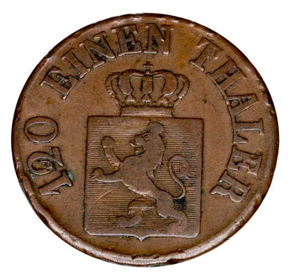 3 halerze 1850 Fryderyk Wilhelm I Niemcy Hesja Kassel