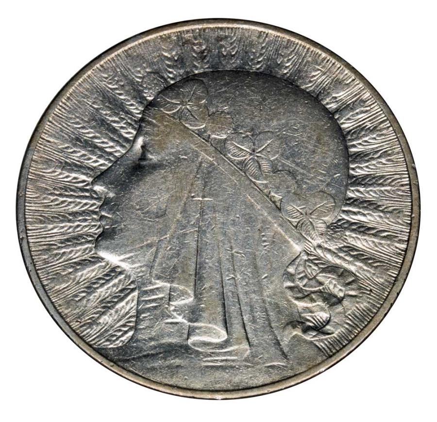 10 zlotych 1932 Polska Warszawa Glowa kobiety