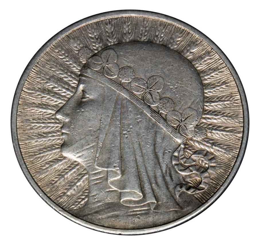 10 zlotych 1932 Polska Londyn Glowa kobiety