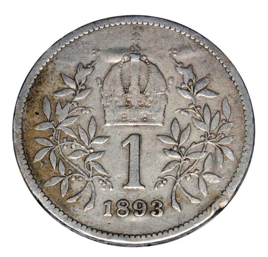 1 korona 1893 Franciszek Jуzef I Austria Wieden