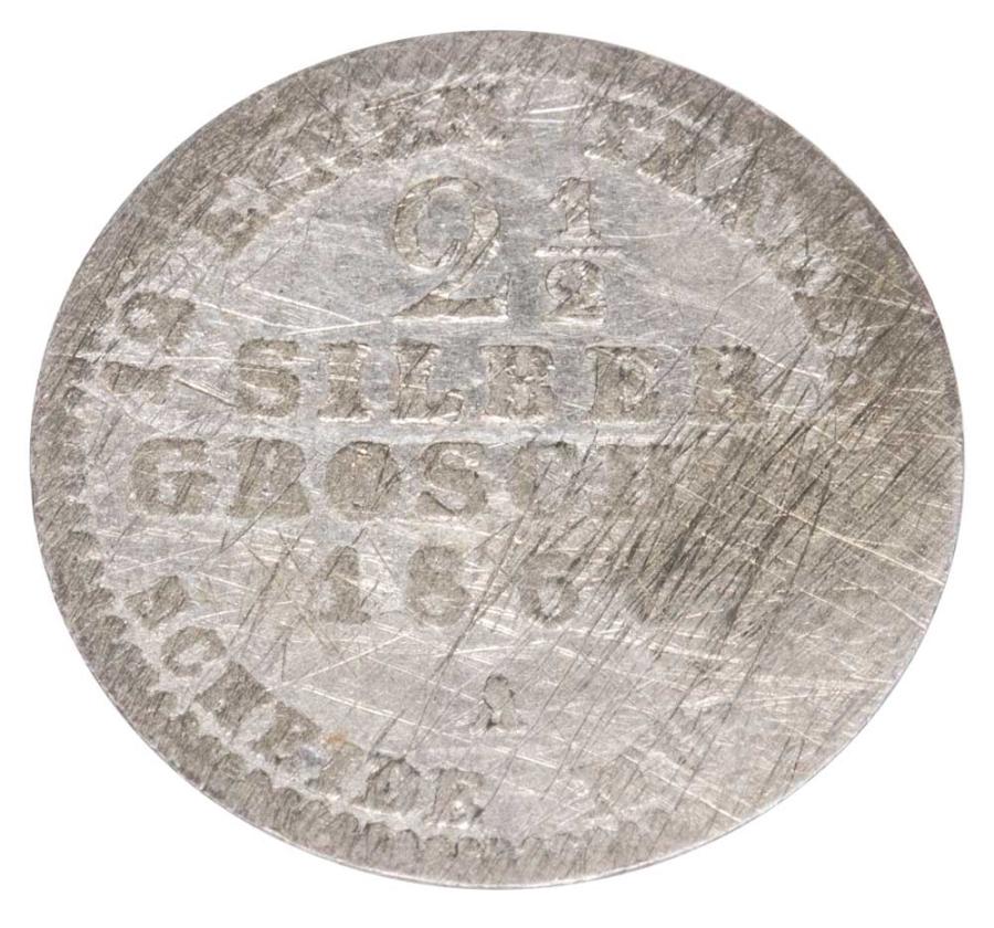 2 1/2 grosza srebrnego 1868 Wilhelm I Hohenzollern Niemcy Berlin