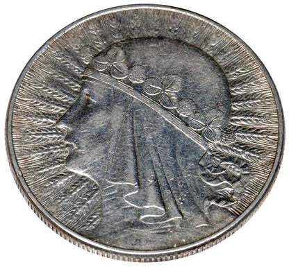 10 zlotych 1932 II RP Warszawa Glowa kobiety