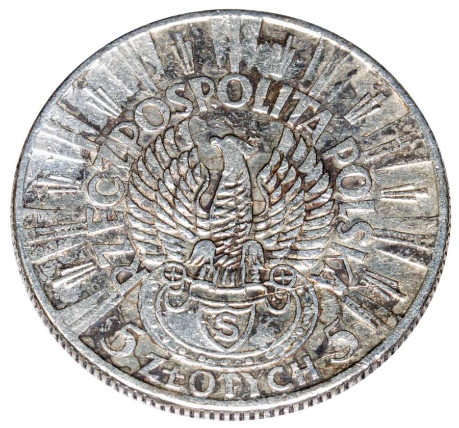 5 zlotych 1934 II RP Warszawa Jуzef Pilsudski Orzel Legionowy