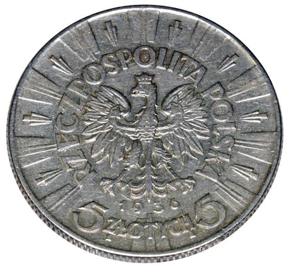 5 zlotych 1936 II RP Warszawa Jуzef Pilsudski