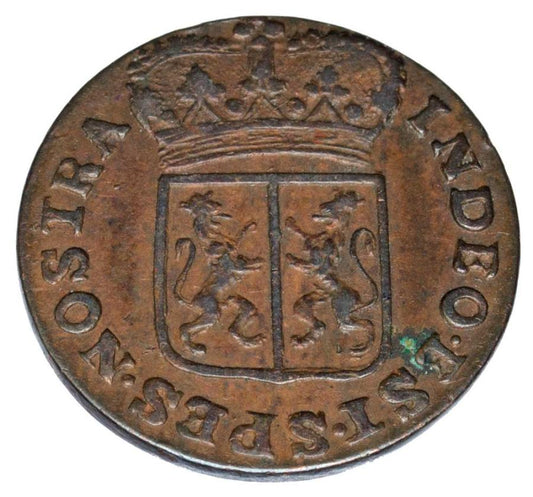 1 duit 1786 Republika Siedmiu Zjednoczonych Prowincji Niderlandzkich Harderwijk Gelderland