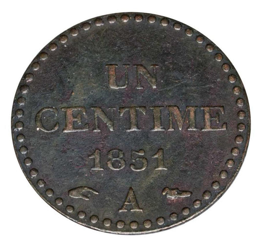 1 cent 1851 Francja Paryz