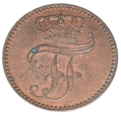 3 fenigi 1853 Fryderyk Franciszek II Niemcy Meklemburgia Schwerin
